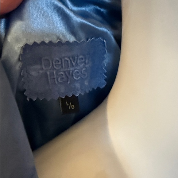 NWT Denver Hayes size large royal Blue Suede Women's Jacket - Picture 11 of 11
